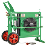 Contracor Mobile Compressed Air Aftercooler DryBlast DBE, electric drive, max. 12 bar operating pressure, max. flow rate of 3 to 25 m³/min