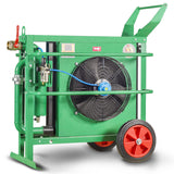 Contracor Mobiler Druckluft-Nachkühler DryBlast DBP, pneumatischer Antrieb, max. 12 bar Betriebsdruck, max. Volumenstrom von 3 bis 25 m³/min