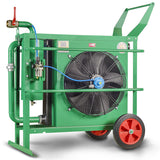 Contracor Mobiler Druckluft-Nachkühler DryBlast DBP, pneumatischer Antrieb, max. 12 bar Betriebsdruck, max. Volumenstrom von 3 bis 25 m³/min