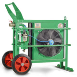 Contracor Mobiler Druckluft-Nachkühler DryBlast DBP, pneumatischer Antrieb, max. 12 bar Betriebsdruck, max. Volumenstrom von 3 bis 25 m³/min