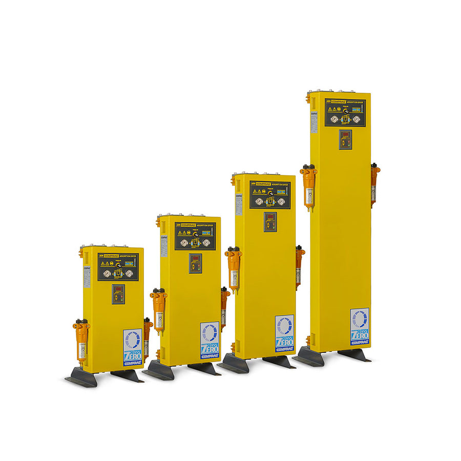 Comprag Modulare Adsorptionstrockner ADM mit festen Zykluszeiten, Taupunkt bis max. -40°C, 16 bar, mit Vor- und Nachfilter, 0,5 bis 1,5 m³/min