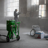 ACF Low Pressure Blasting Device Calao, 24 or 50 Liter capacity, 1.5 to 7 bar blasting pressure, also available as a complete set with compressor