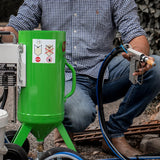 ACF Low Pressure Blasting Device Colibri, 8 Liter capacity, 0.5 to 7 bar blasting pressure, also available as a complete set with compressor
