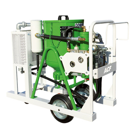 ACF Low Pressure Blasting Device SR Complete, reinforced, simplified design, 24 or 50 Liter capacity, 0.1 to 7 bar blasting pressure, with integrated refrigerant dryer