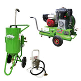 ACF Low Pressure Blasting Device Topolino, 18 Liter capacity, 0.5 to 7 bar blasting pressure, also available as a complete set with compressor