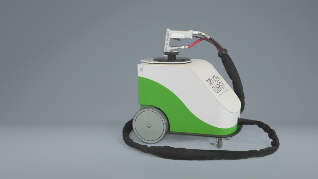 Dry Ice Energy Dry Ice Blasting Device Champ Turbo, complete set, blasting pressure 1-10 bar, compressed air requirement 500 - 1400 ltr./min
