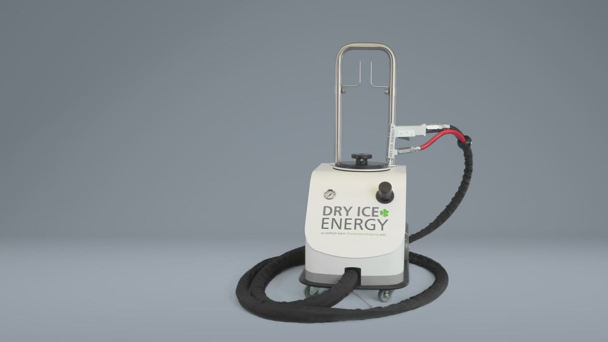 Dry Ice Energy Dry Ice Blasting Device Champ Turbo PRO, complete set, blasting pressure 1-14 bar, compressed air requirement 800 - 3500 ltr./min