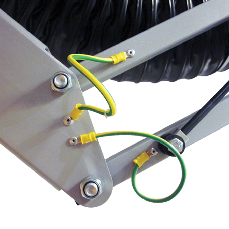 Gram Clean Air Extraction Arm LGF-A for ATEX Zone 21/2 (2D/2G) with Wall Bracket, Swivel Joint and Direct Hose Connection, Hose S9-A Ø 80 to 160 mm, Lengths from 1 to 9 m