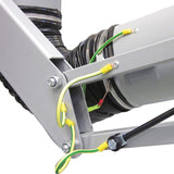 Gram Clean Air Extraction Arm RFF-A for ATEX Zone 21/2 (2D/2G) with Wall Bracket 360° Rotation, Powder Coated Steel Pipe Ø 125 and 160 mm, Lengths from 2 to 9 m