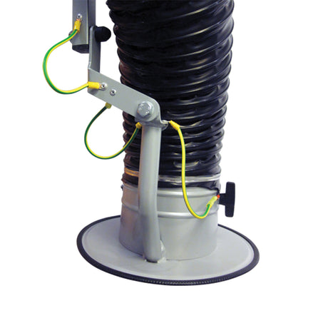 Gram Clean Air Extraction Arm RFF-A for ATEX Zone 21/2 (2D/2G) with Wall Bracket 360° Rotation, Powder Coated Steel Pipe Ø 125 and 160 mm, Lengths from 2 to 9 m