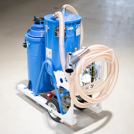 ACF Vacuum Blasting Device BPSP 50, 24 Liter capacity, 1 - 7 bar blasting pressure, Complete Set