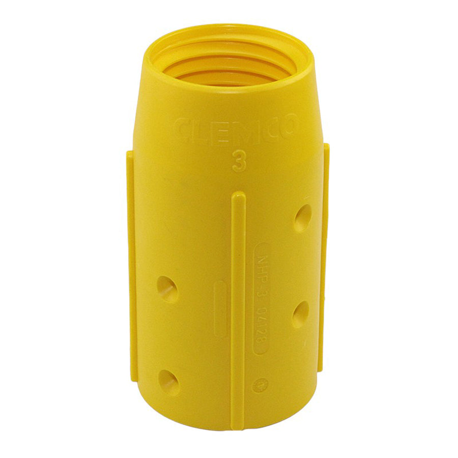 Clemco nozzle holder NHP with screws, nylon, 25 or 50 mm coarse thread, for blasting hose AD 27, 33, 39, 48 and 56 mm