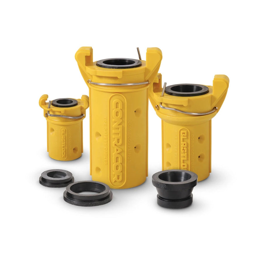 Contracor Sandblasting Hose Coupling CQP Blastlock, Nylon, for Blast Hose AD 27, 33, 39, 48 mm