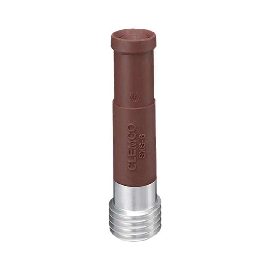 Clemco Venturi-Sandstrahldüse SXS, Siliziumkarbid, lang, 50 mm Grobgewinde, Düsenbohrung 9,5 bis 12,5