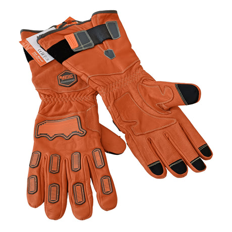 Silencer sandblasting gloves Blastsafe™ IRONGRIP, leather, size 8 (M) to 12 (XXXL)