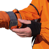 Silencer sandblasting gloves Blastsafe™ IRONGRIP, leather, size 8 (M) to 12 (XXXL)