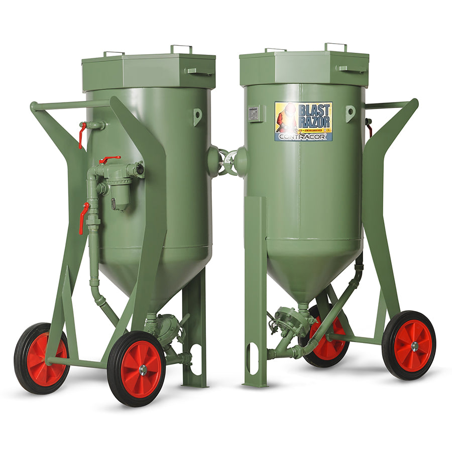 Contracor Pressure Blasting Device Blastrazor Z-200 (200 liters), optionally combinable with additional accessories