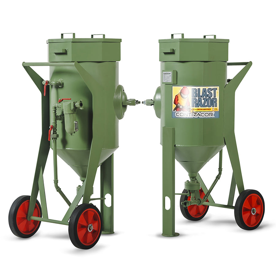 Contracor Pressure Blasting Device Blastrazor Z-50 (50 liters), optionally combinable with additional accessories