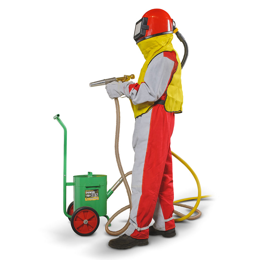 Contracor Sandblasting Gun Power Gun with Abrasive Suction Lance and 5m Abrasive Hose, also available in a set with container