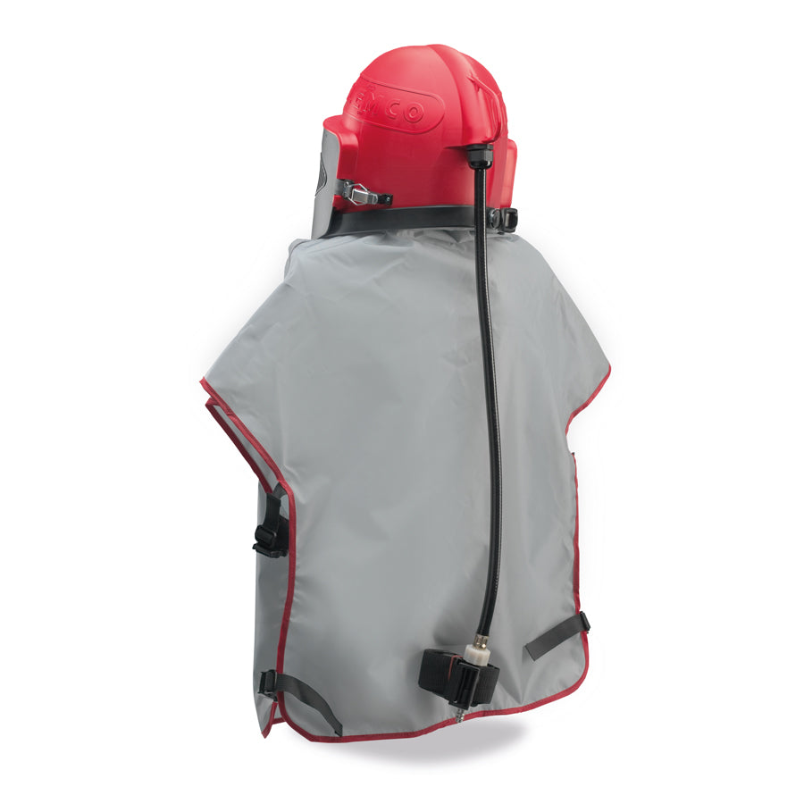 Clemco Sandstrahlhelm Apollo-600 mit Nyloncape und Regulierventil, verschiedene Varianten