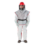 Clemco Sandstrahlhelm Apollo-600 mit Nyloncape und Regulierventil, verschiedene Varianten