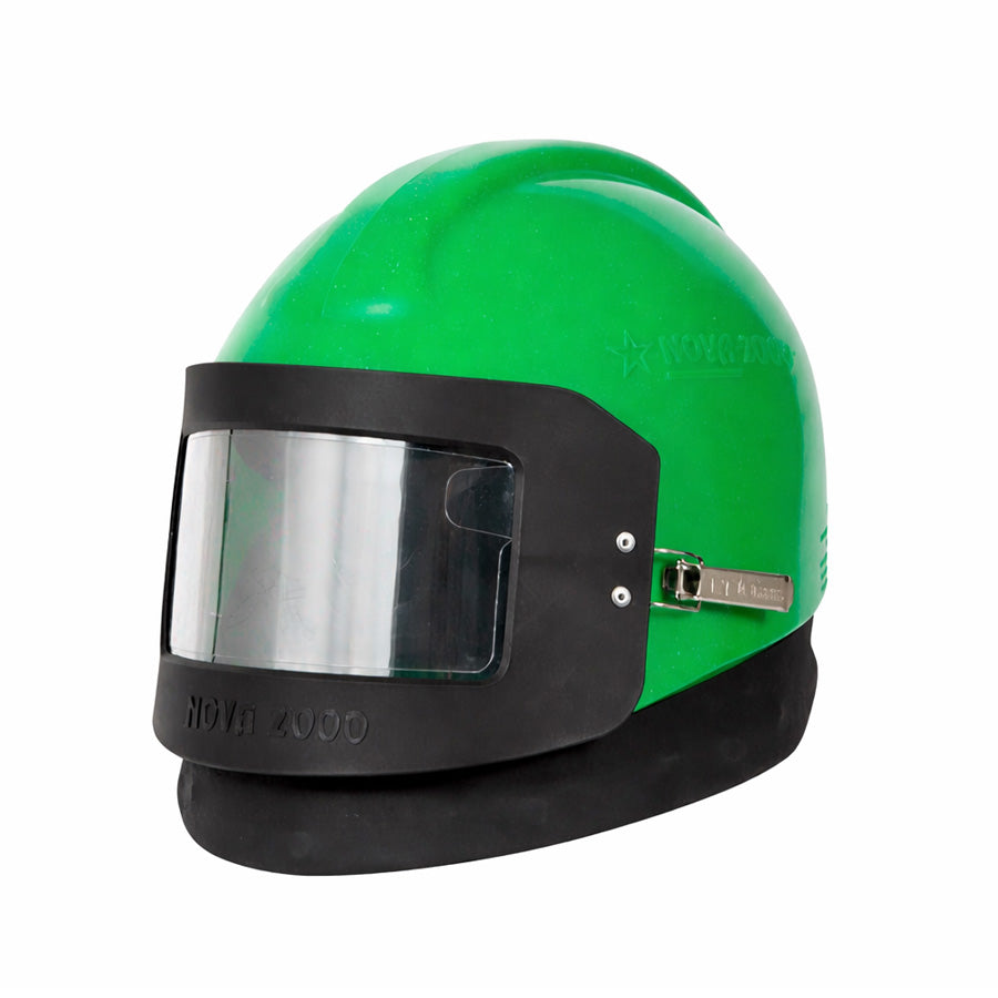 rpb Safety Sandblasting Helmet Nova 2000 with Nylon or Leather Cape and Regulating Valve