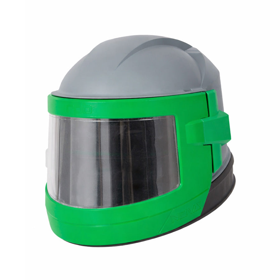 rpb Safety Sandblasting Helmet Nova 3 with Nylon or Leather Cape and Regulating Valve