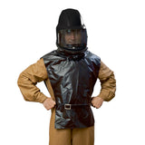 Ekastu sandblasting helmet P4-Plus with cape and control valve, various variants