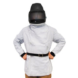 Ekastu sandblasting helmet P4-Plus with cape and control valve, various variants