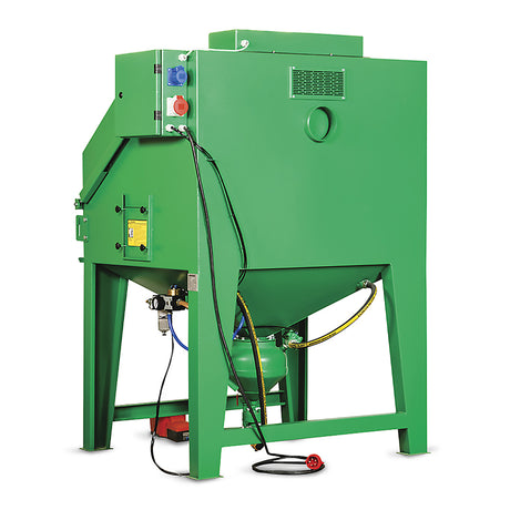 Contracor Pressure Blast Cabin ECO-P-Base with pass-through openings, without filter system, 4 sizes