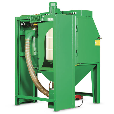 Contracor Suction Blast Cabin CAB-S with automatic filter cleaning and abrasive preparation, 2 sizes