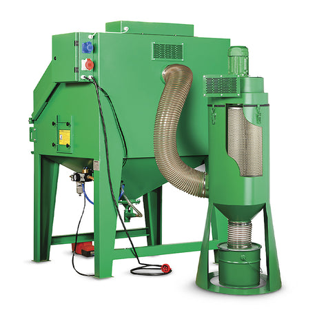 Contracor Suction Blast Cabin ECO-S with filter system, manual filter cleaning and pass-through openings, 4 sizes