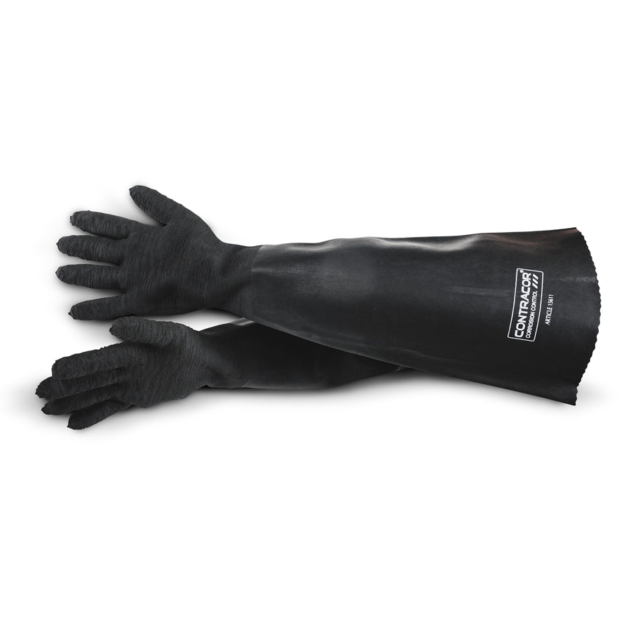 Contracor Sandblasting Cabin Gloves RGA, rough surface, 2 lengths