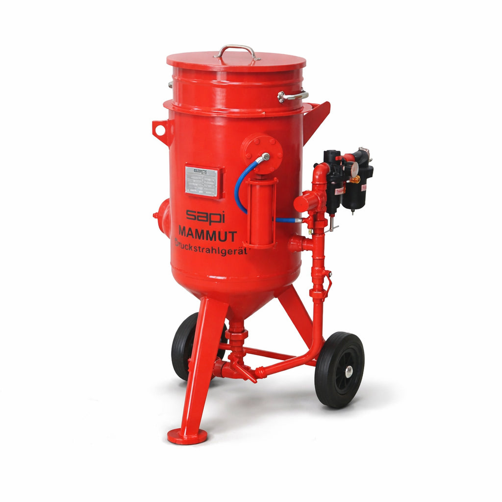 Sapi pressure blasting device Mammut 60 (60 liters), pressure regulated, optionally combinable with additional accessories
