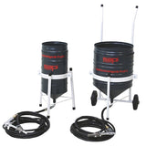 Sapi sandblasting gun Profi 1/2, 25 or 50 liters container, with 3m abrasive hose, 5m air hose, complete set