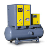 Comprag Schraubenkompressor FRD-Serie, 5,5 kW Antriebsleistung, Kältetrockner, 270/500 Liter Drucklufttank, 0,65/0,75 m³/min Volumenstrom, 8/10 bar max. Betriebsdruck
