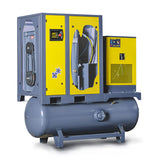 Comprag Screw Compressor FRD Series, 22 kW Drive Power, Refrigerant Dryer, 500 Liter Compressed Air Tank, 3/3.6 m³/min Flow Rate, 8/10 bar Max. Operating Pressure
