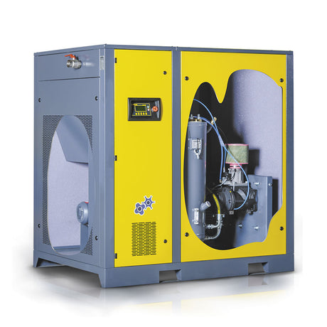 Comprag Screw Compressor FV Series, Speed Controlled, 55 kW Drive Power, 7.9/9 m³/min Flow Rate, 5-8 or 5-10 bar Max. Operating Pressure