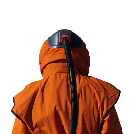 Silencer Sandblasting Helmet Blastsafe ORIGIN with integrated hearing protection, nylon cape and control valve, multiple variants