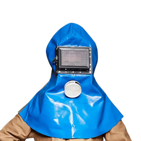 Ekastu blasting protection hood 530.1St/H (P3R D) with built-in half mask Polimask ALFA and particle filter DIRIN 230 P3R D