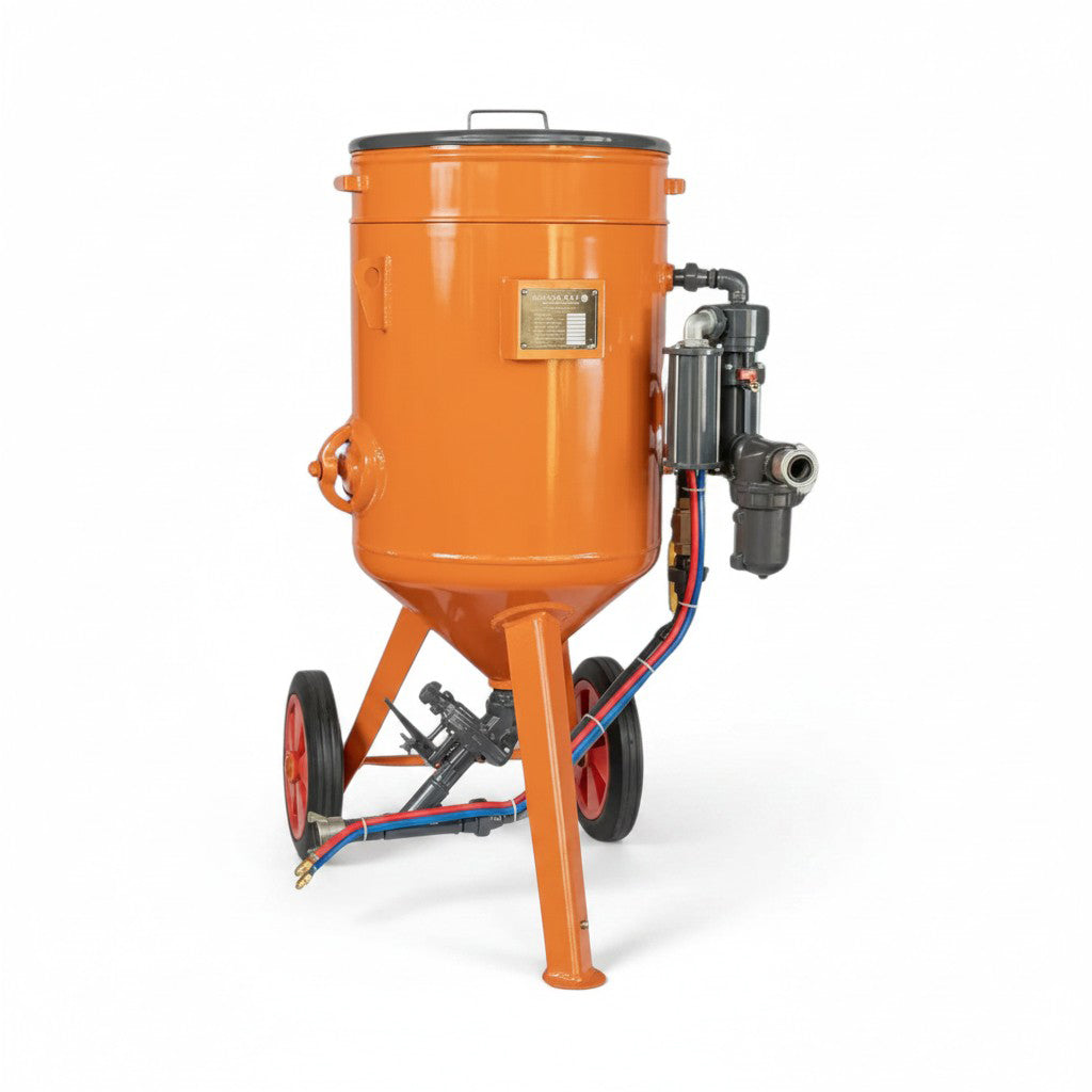 Contracor Pressure Blasting Device Blastrazor Z-25RC (25 liters) with 5m remote control hose and hand lever DMH, optionally combinable with additional accessories