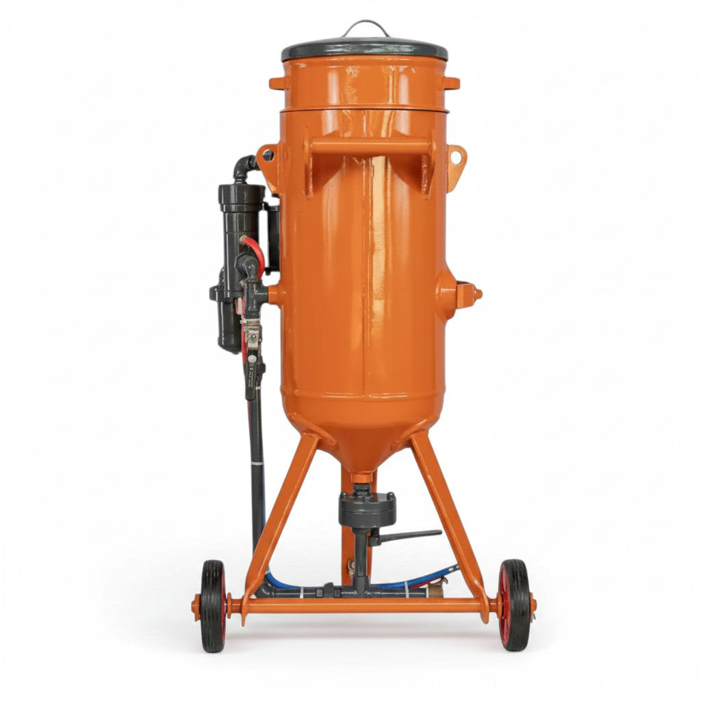 Contracor Pressure Blasting Device Blastrazor Z-25RC (25 liters) with 5m remote control hose and hand lever DMH, optionally combinable with additional accessories