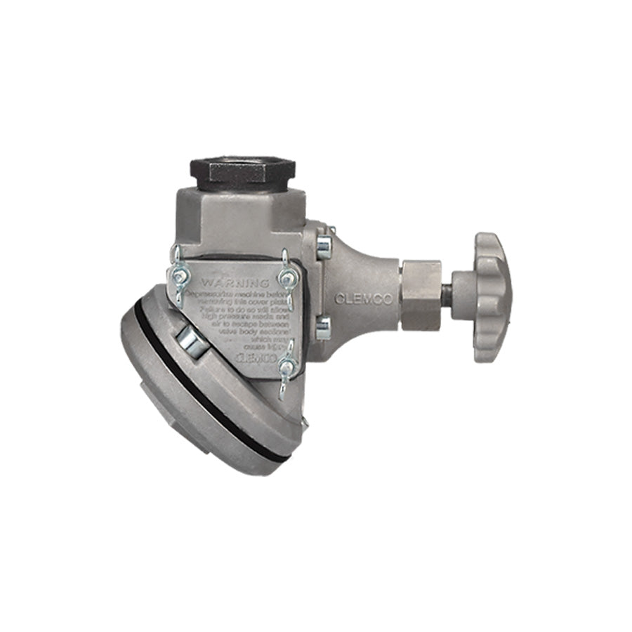 Clemco Abrasive Metering Valve QK Quantum K 1 1/4", with QK Pipe Coupling Closure Stop NEW (31288D)