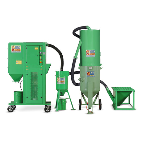 Contracor Abrasive Recovery System VAC-5S with Dust Pre-Separator CS-500, Complete Set