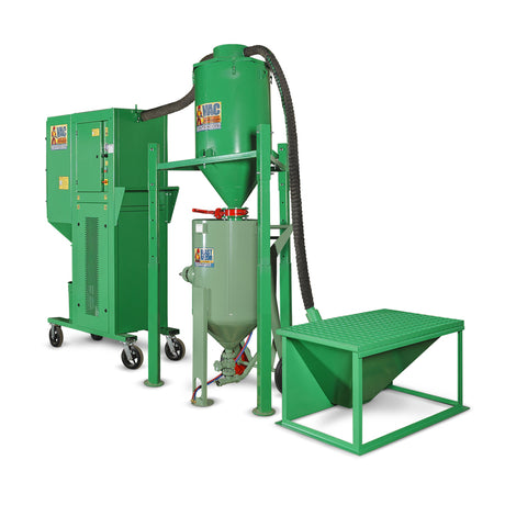 Contracor Abrasive Recovery System VAC-7H with Storage Silo, Complete Set