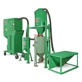 Contracor Abrasive Recovery System VAC-7HS with Storage Silo and Dust Pre-Separator CS-500, Complete Set