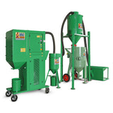 Contracor Abrasive Recovery System VAC-7HS with Storage Silo and Dust Pre-Separator CS-500, Complete Set