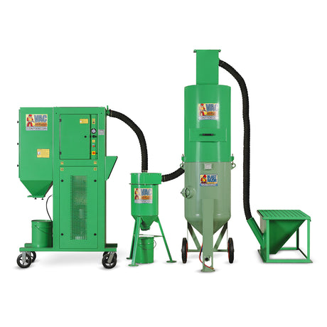 Contracor Abrasive Recovery System VAC-7S with Dust Pre-Separator CS-500, Complete Set