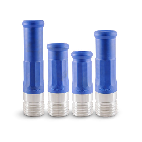 Contracor Venturi Sandblasting Nozzle Performer 1000, Boron Carbide, long, 50 mm coarse thread, nozzle opening 5 to 12.5 mm