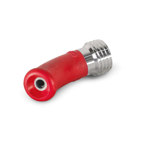 Contracor Angle Sandblasting Nozzle SuperBent 400, 45°, Tungsten Carbide, 50 mm coarse thread, nozzle opening 6.5 to 12.5 mm